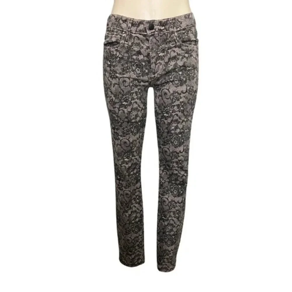 Joe's Jeans Chantilly Lace Low Rise y2k Skinny Jeans - Picture 3 of 7